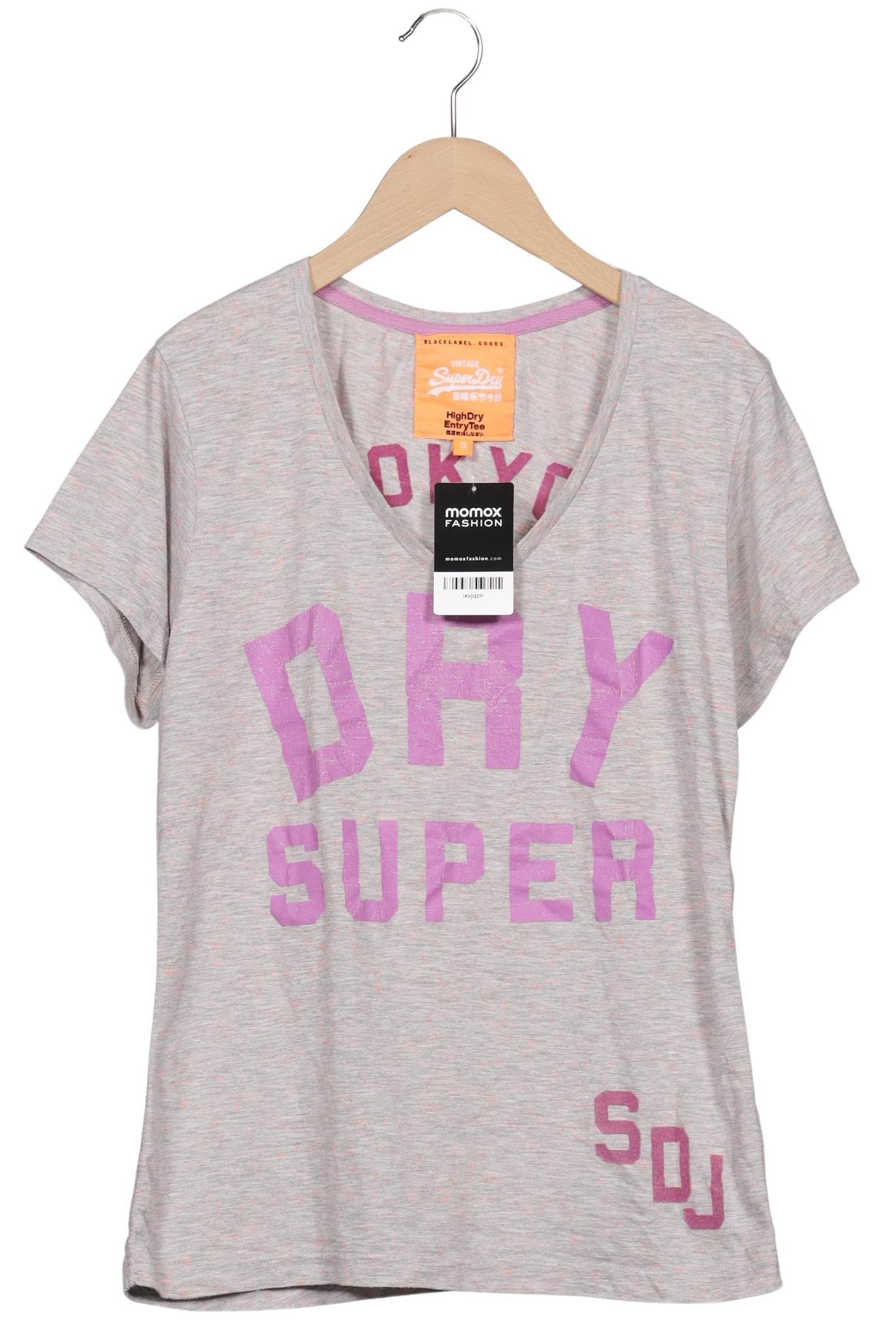 

Superdry Damen T-Shirt, grau, Gr. 36