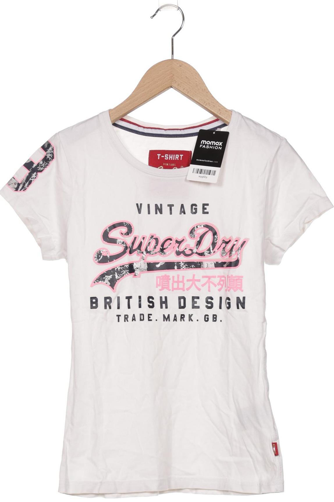 

Superdry Damen T-Shirt, weiß, Gr. 36