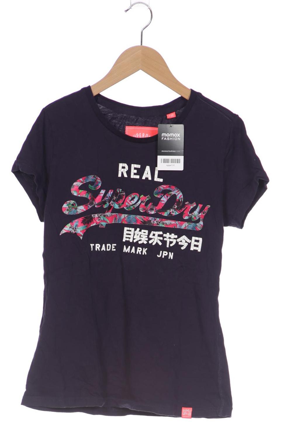 

Superdry Damen T-Shirt, marineblau, Gr. 40