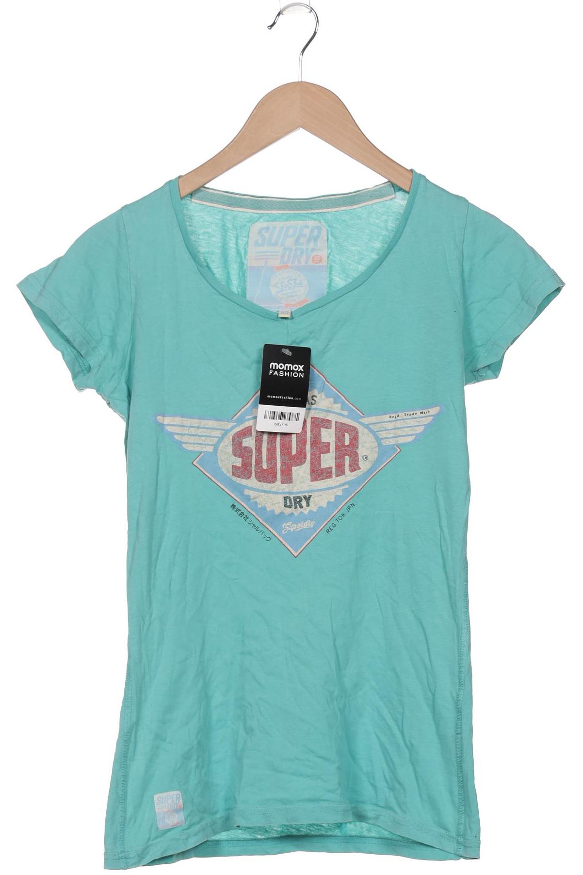 

Superdry Damen T-Shirt, türkis, Gr. 38