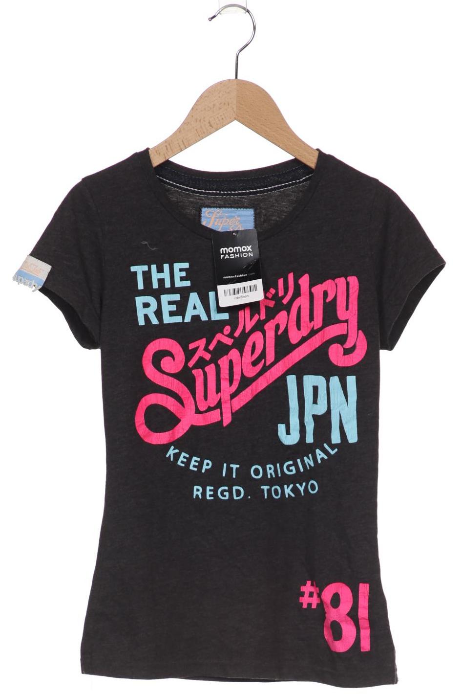 

Superdry Damen T-Shirt, grau, Gr. 34