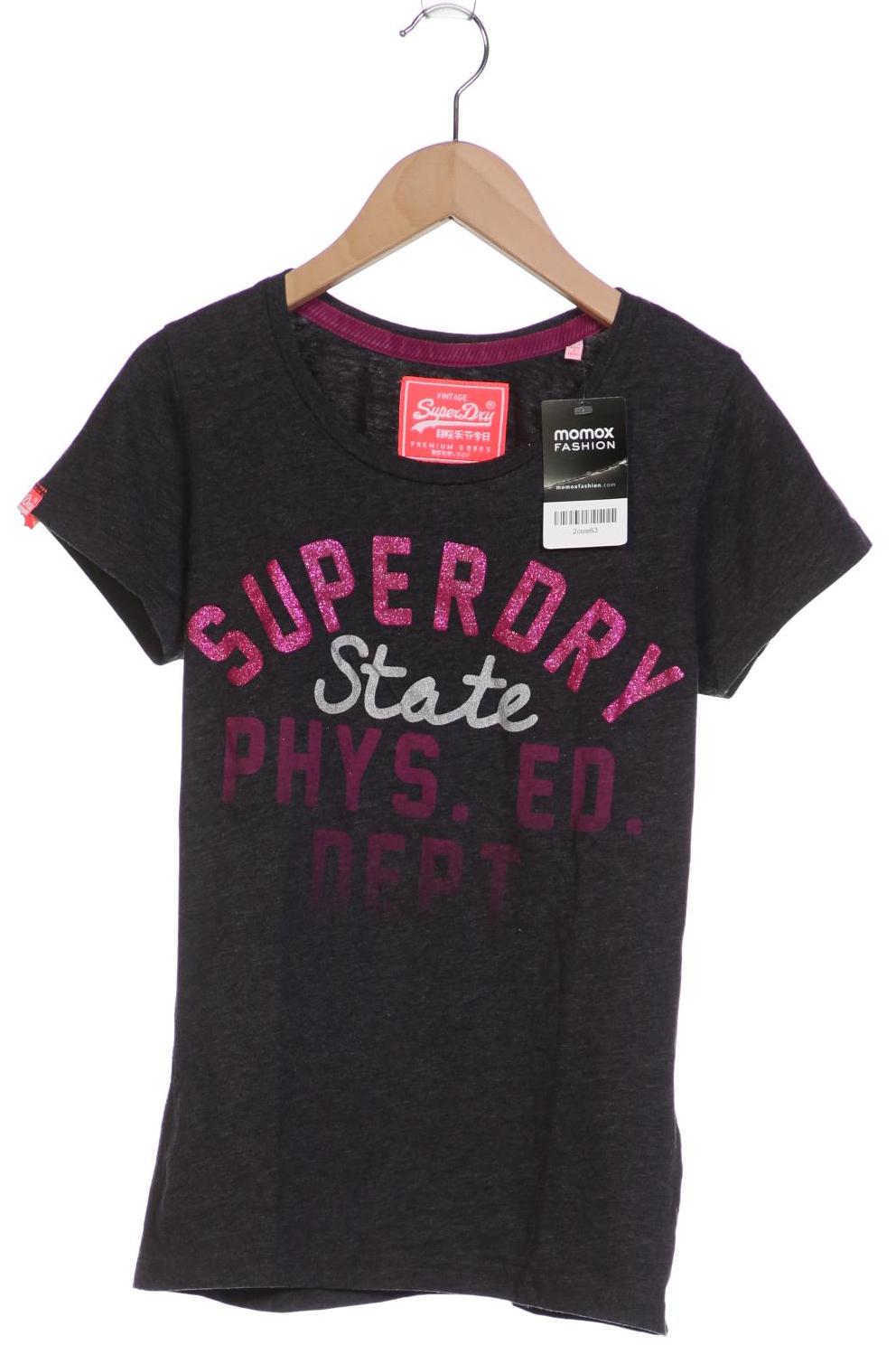 

Superdry Damen T-Shirt, grau, Gr. 36