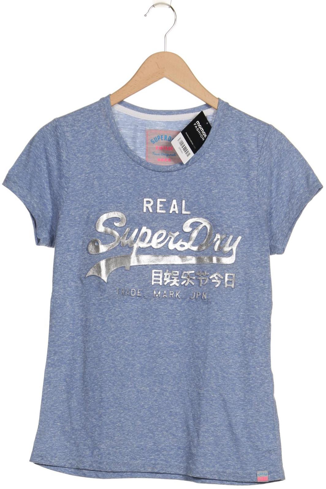 

Superdry Damen T-Shirt, blau, Gr. 42