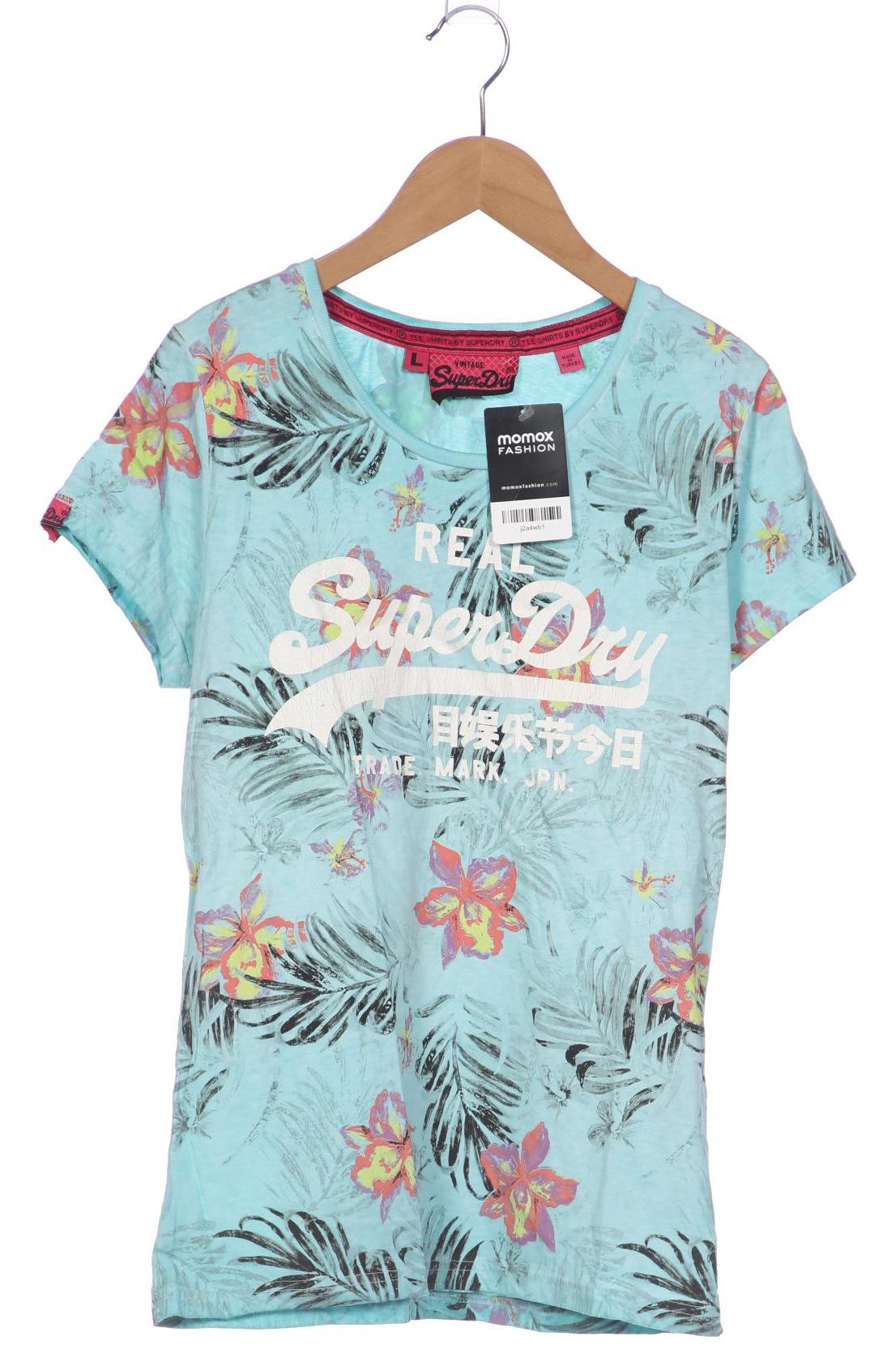 

Superdry Damen T-Shirt, hellblau, Gr. 42