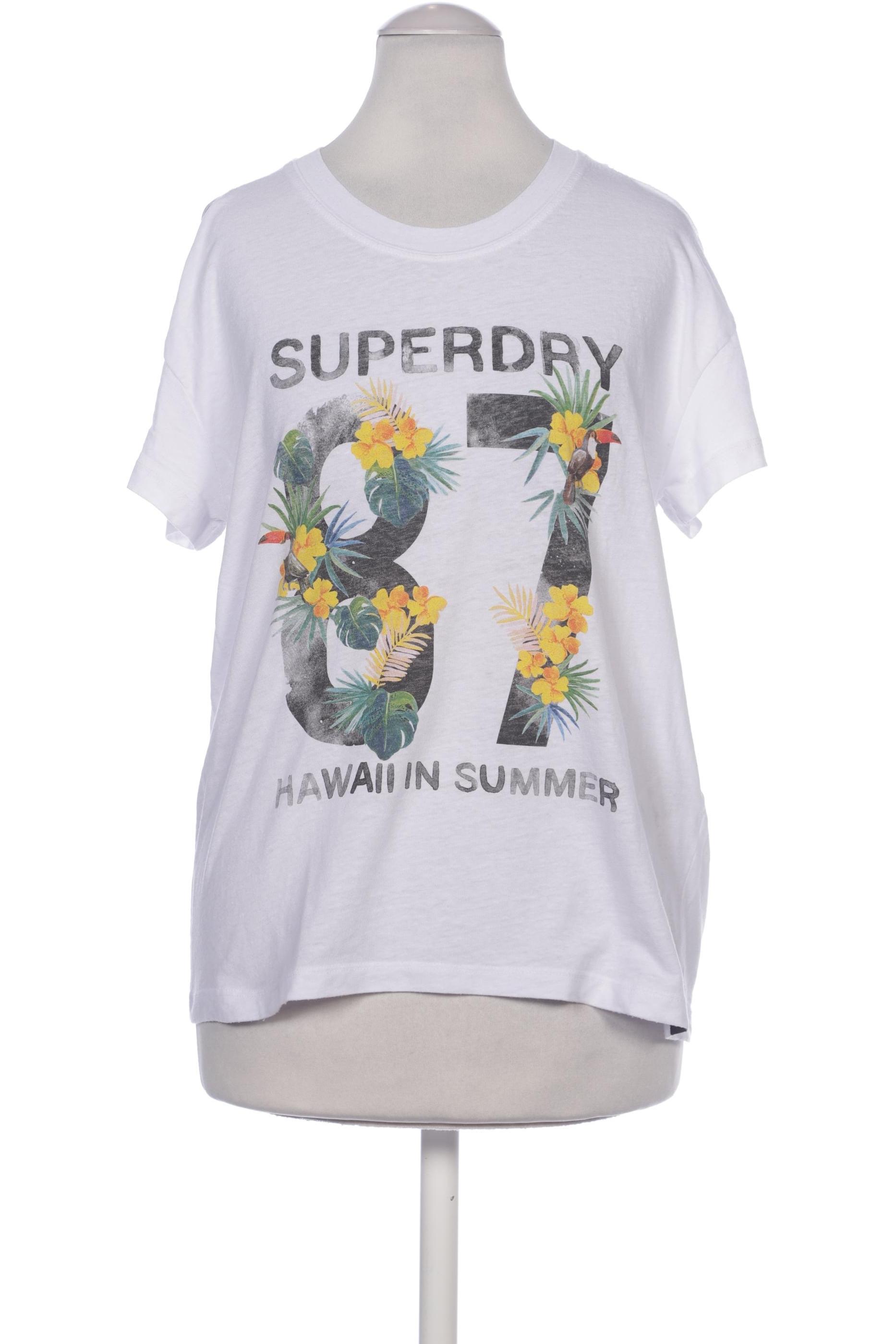 

Superdry Damen T-Shirt, weiß, Gr. 36