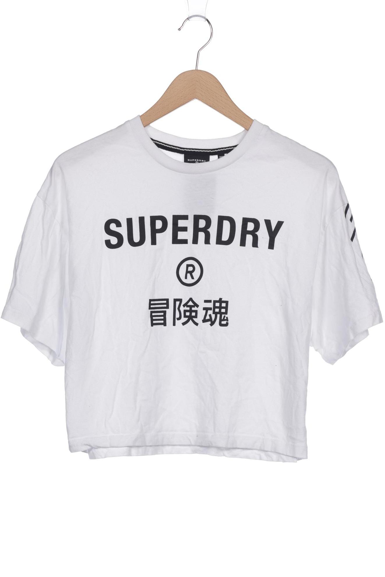 

Superdry Damen T-Shirt, weiß, Gr. 38