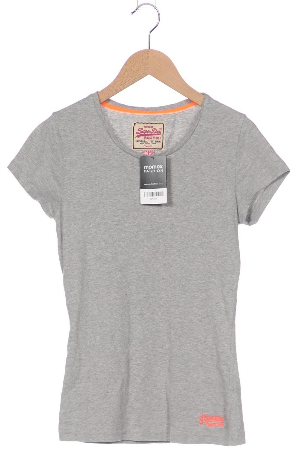 

Superdry Damen T-Shirt, grau, Gr. 36
