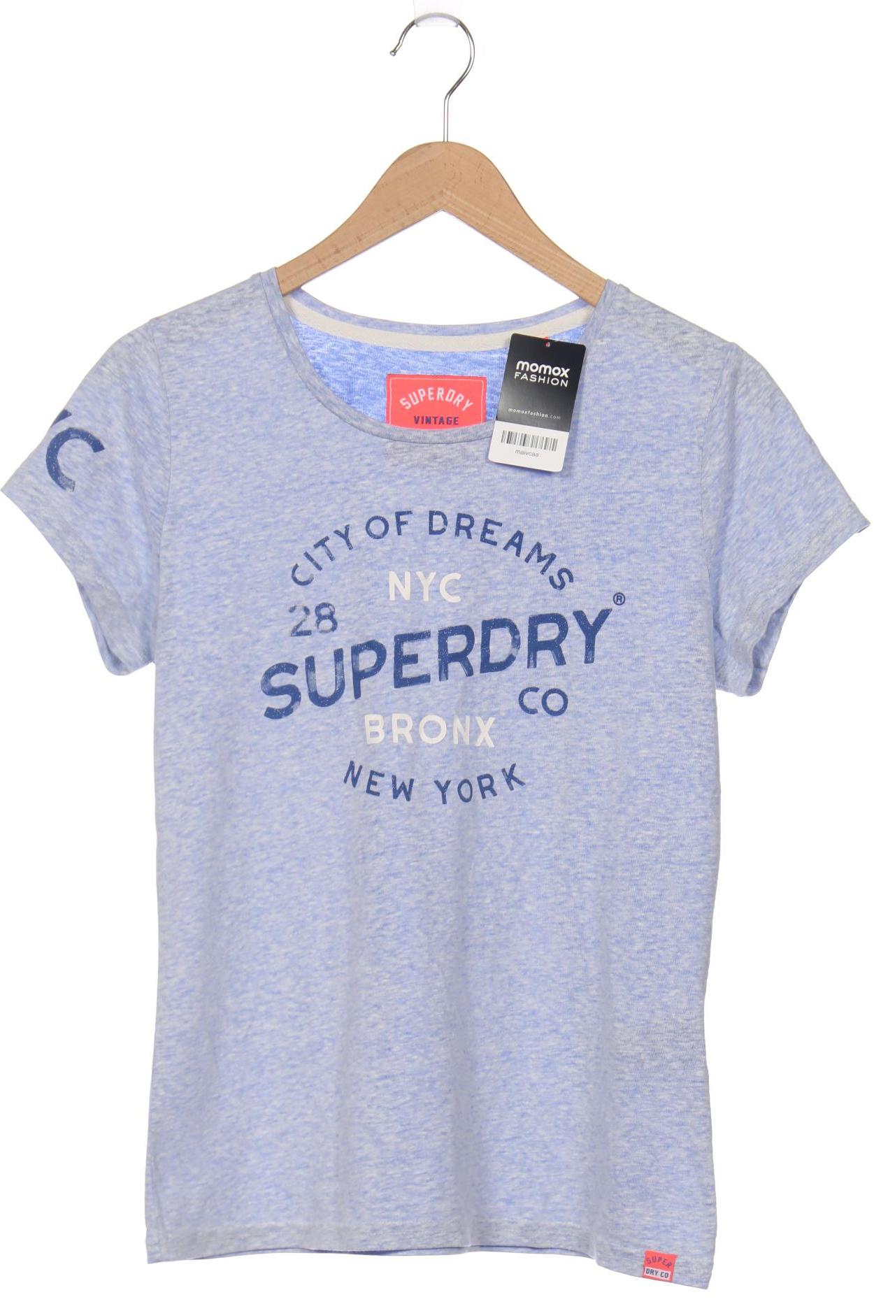 

Superdry Damen T-Shirt, hellblau, Gr. 40