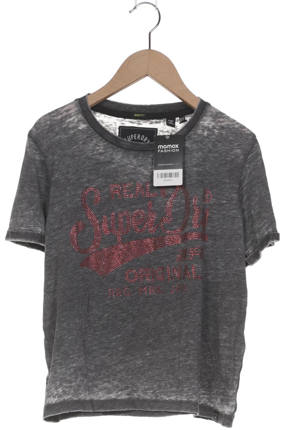 

Superdry Damen T-Shirt, grau, Gr. 38