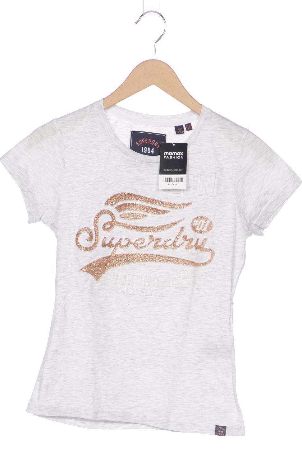 

Superdry Damen T-Shirt, grau, Gr. 38
