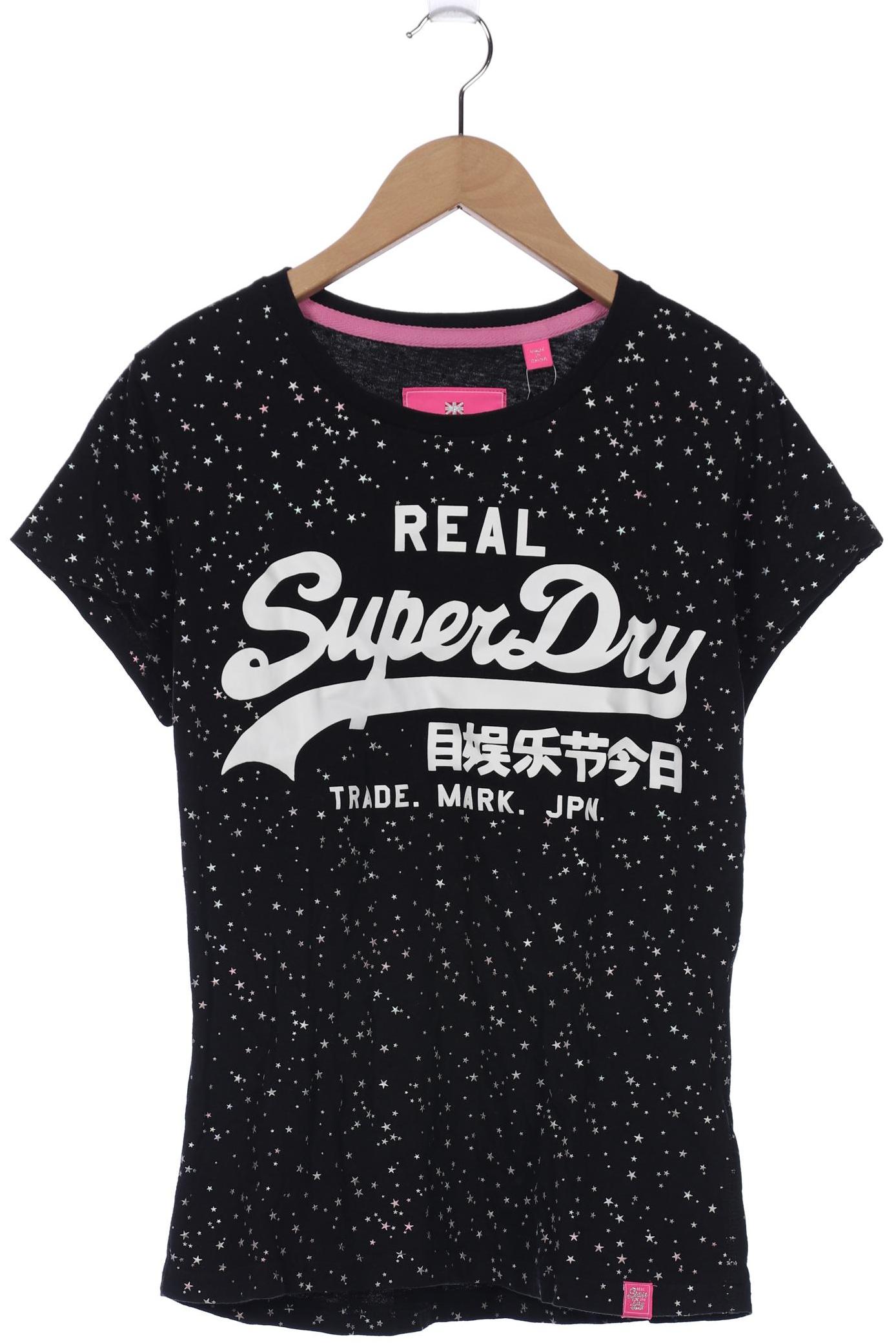 

Superdry Damen T-Shirt, schwarz, Gr. 42