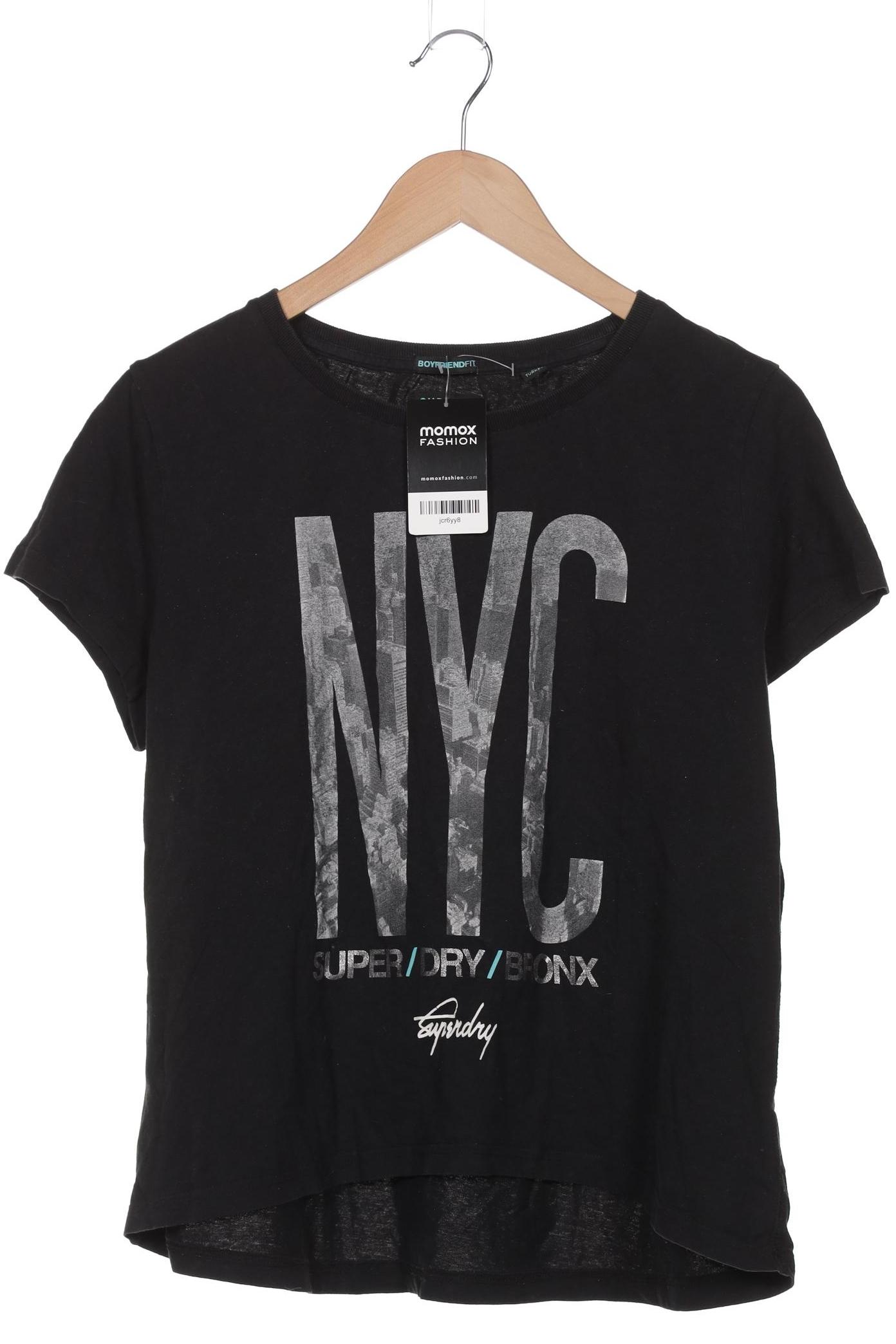 

Superdry Damen T-Shirt, schwarz, Gr. 38
