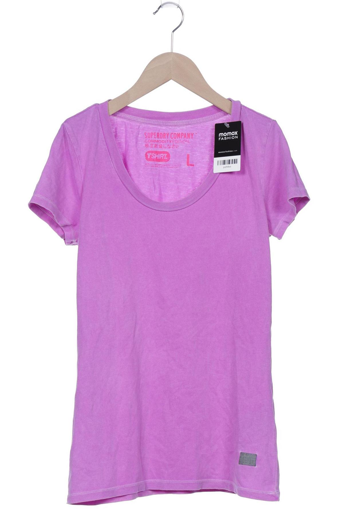 

Superdry Damen T-Shirt, flieder, Gr. 42