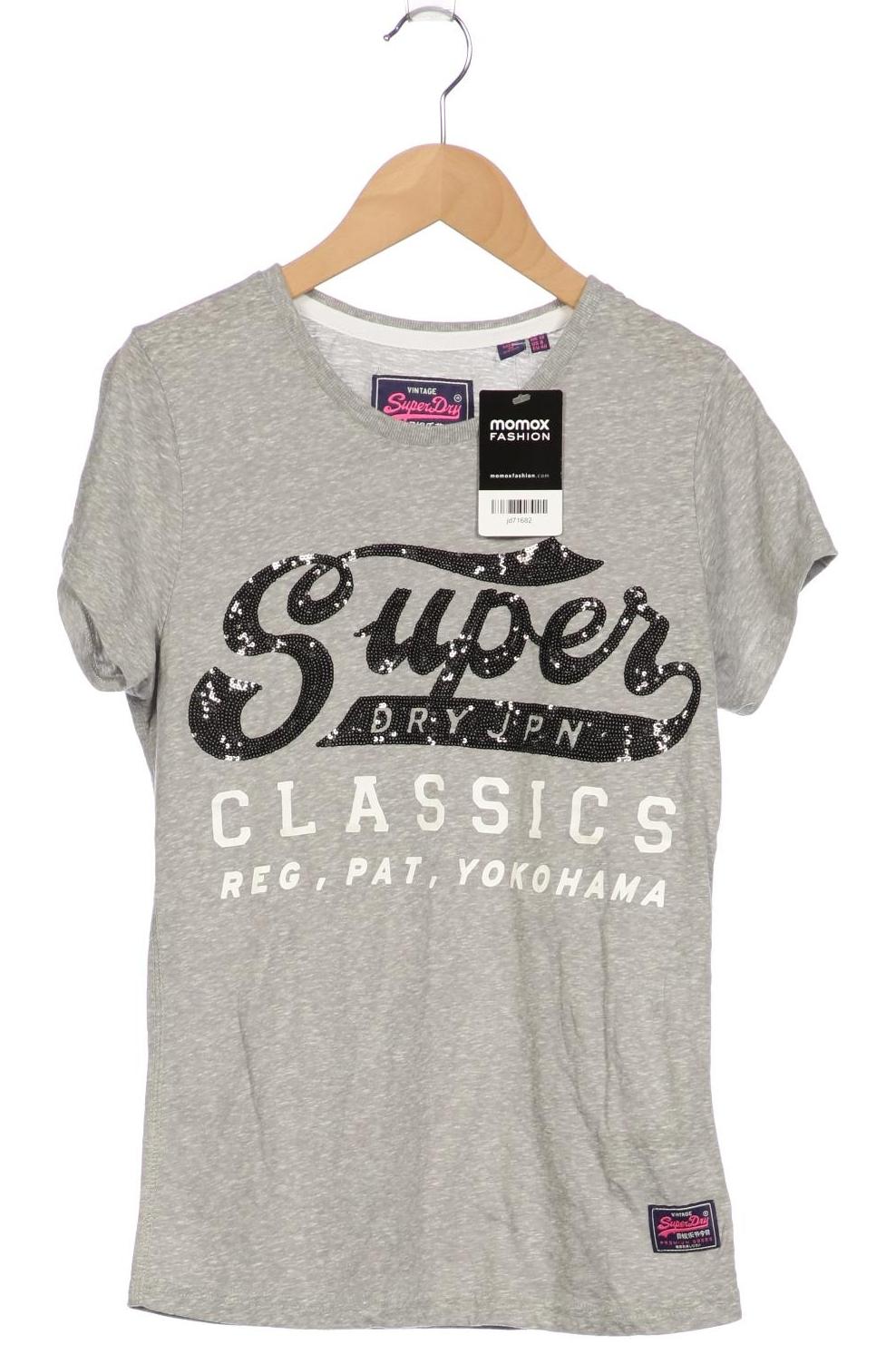

Superdry Damen T-Shirt, grau, Gr. 40