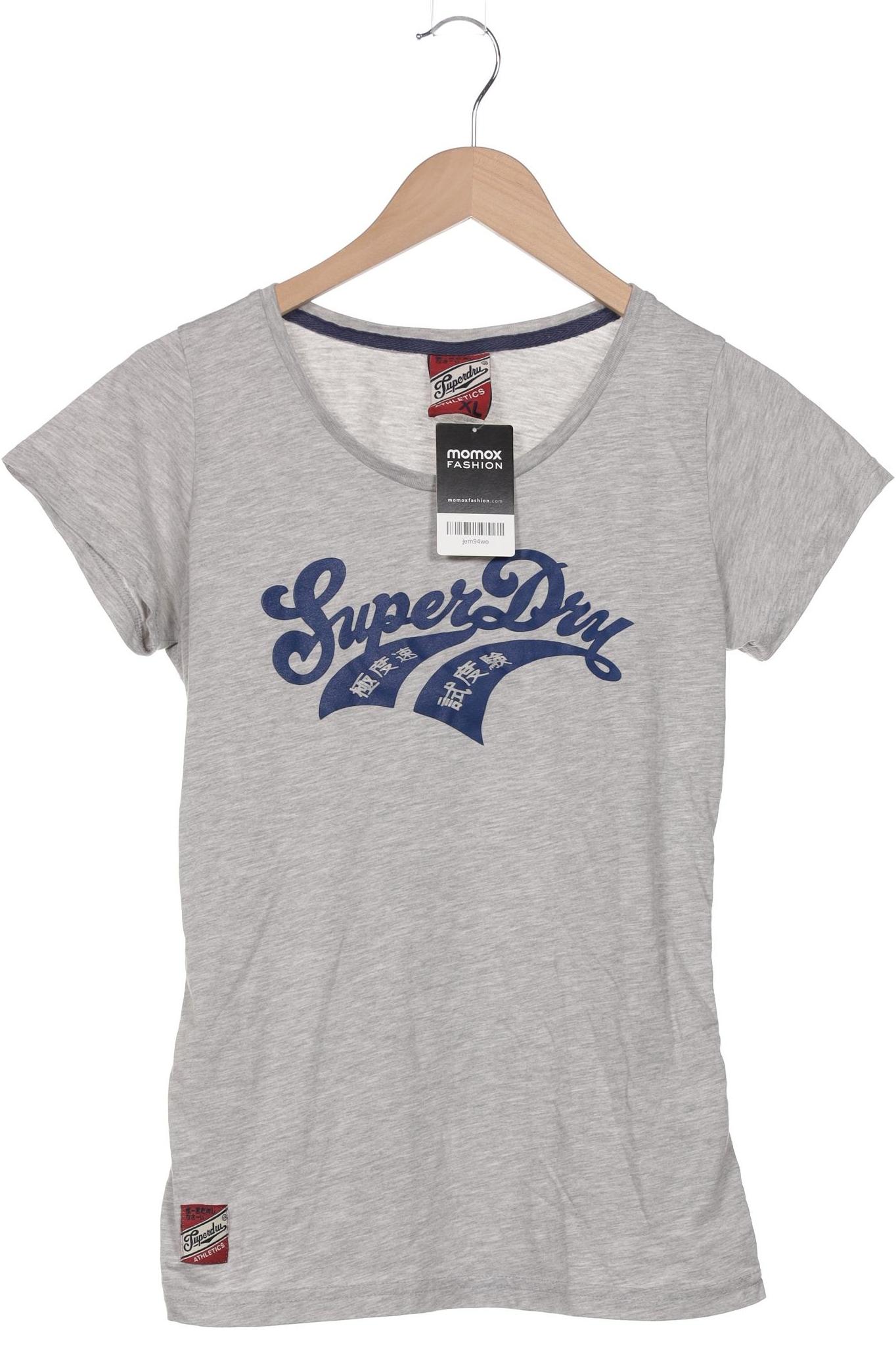 

Superdry Damen T-Shirt, grau, Gr. 44