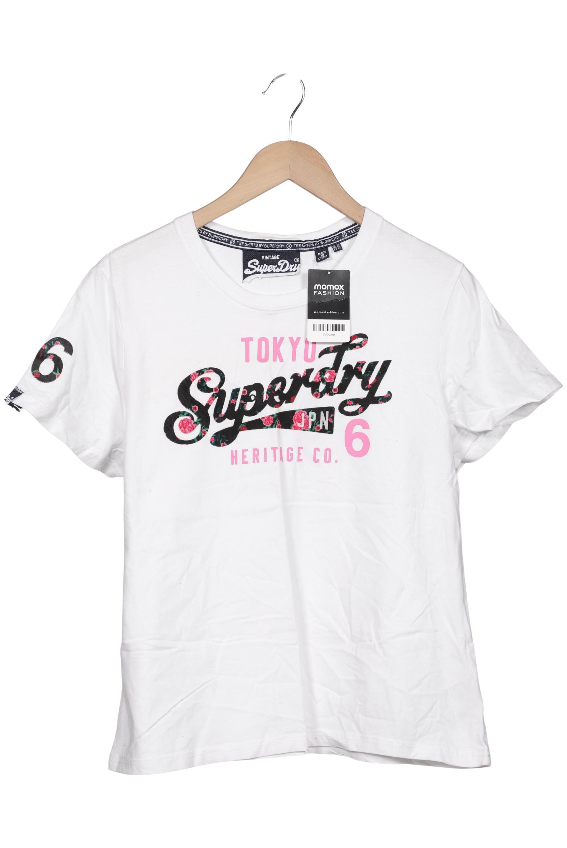 

Superdry Damen T-Shirt, weiß, Gr. 44