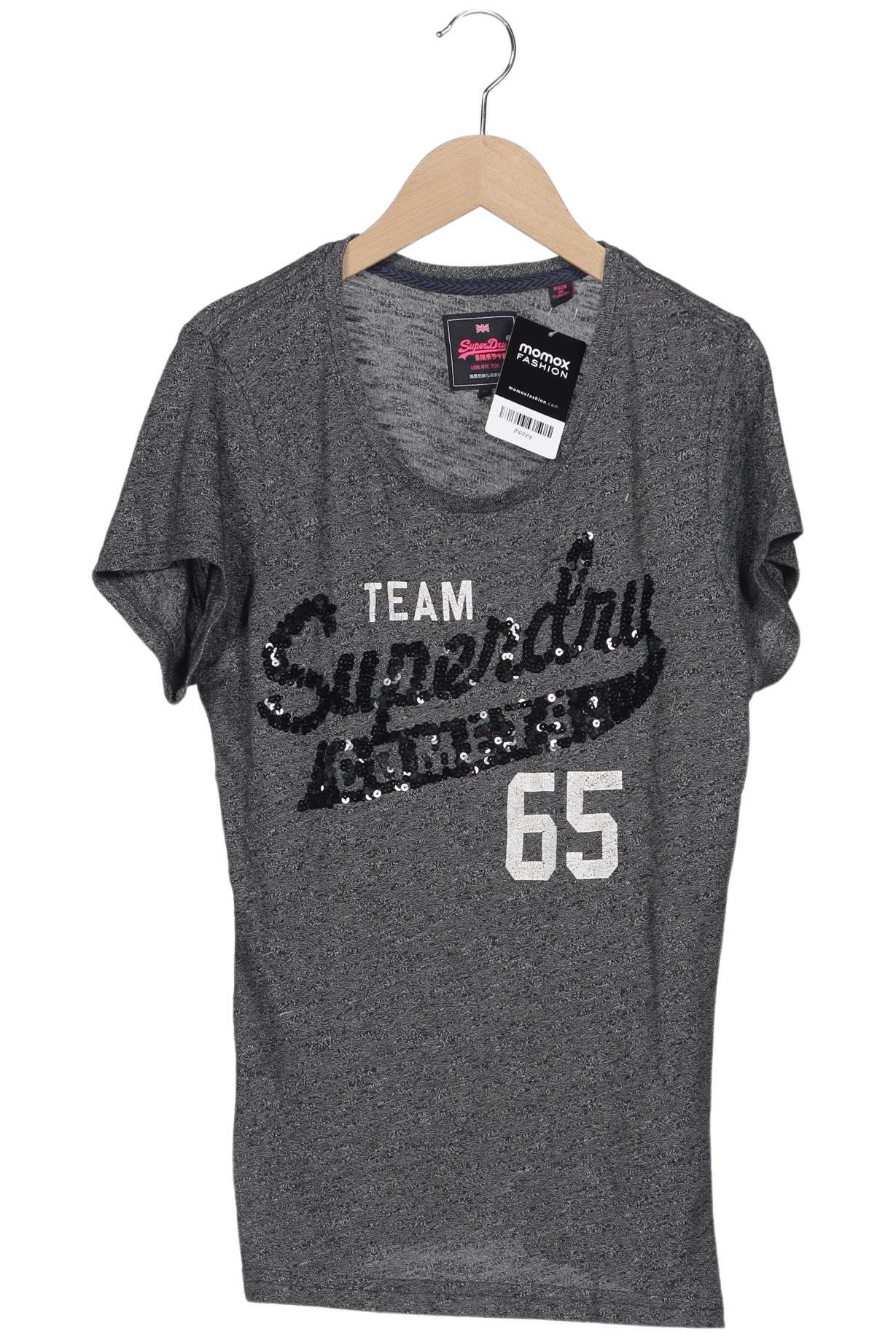 

Superdry Damen T-Shirt, grau, Gr. 42