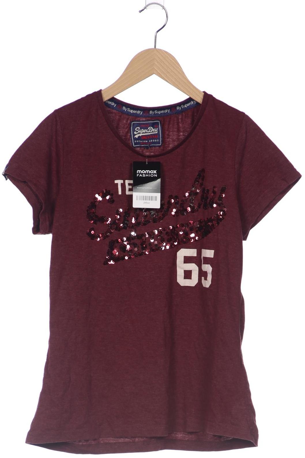 

Superdry Damen T-Shirt, bordeaux, Gr. 44
