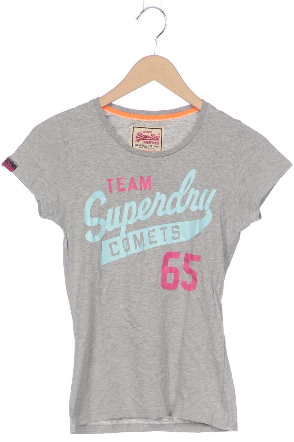 

Superdry Damen T-Shirt, grau, Gr. 34