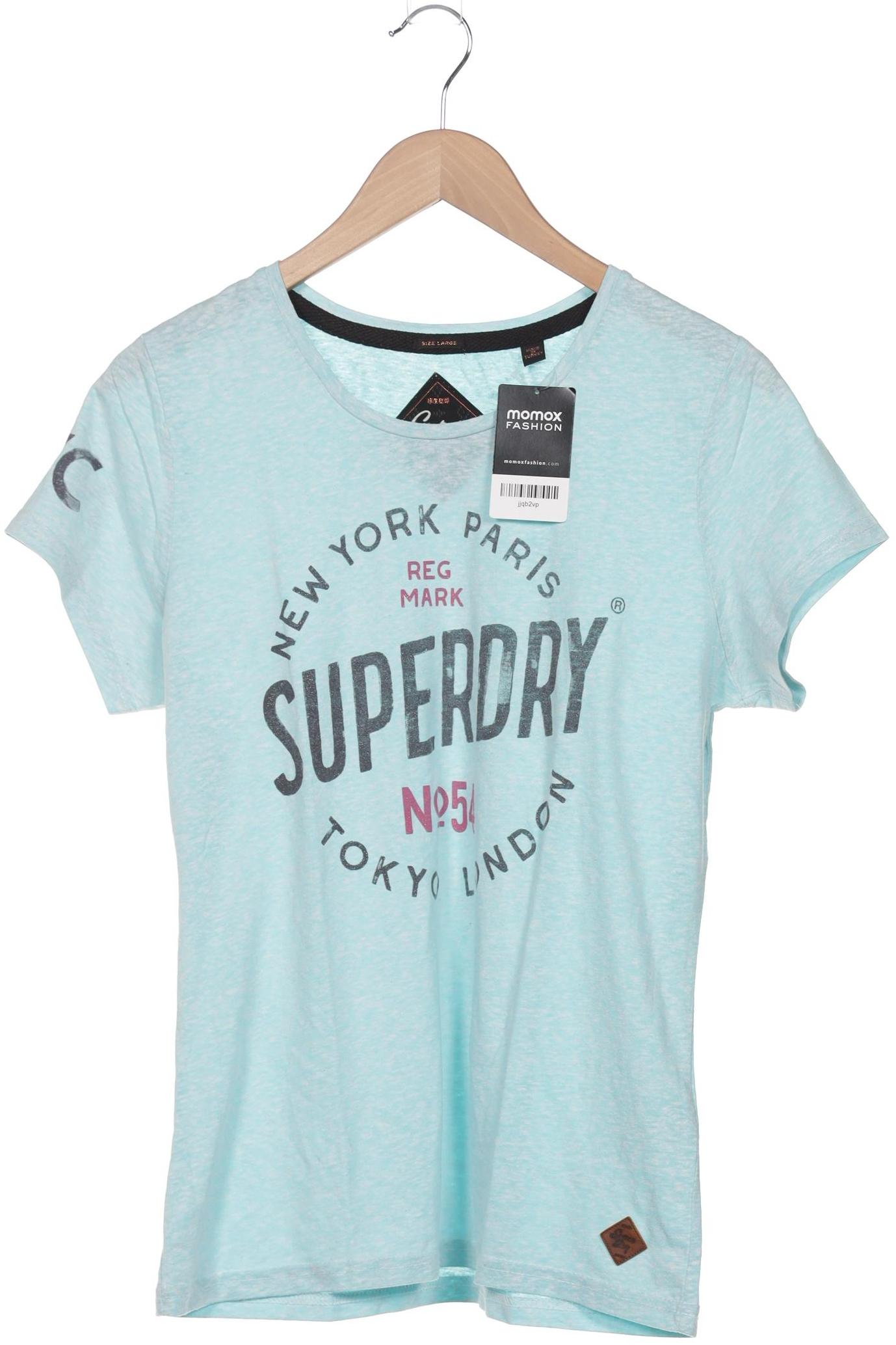 

Superdry Damen T-Shirt, türkis, Gr. 42