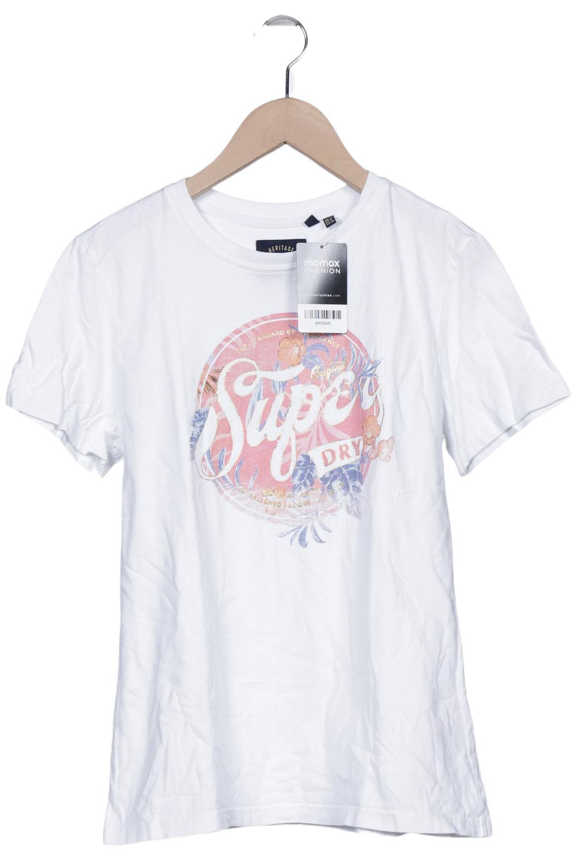 

Superdry Damen T-Shirt, weiß, Gr. 40