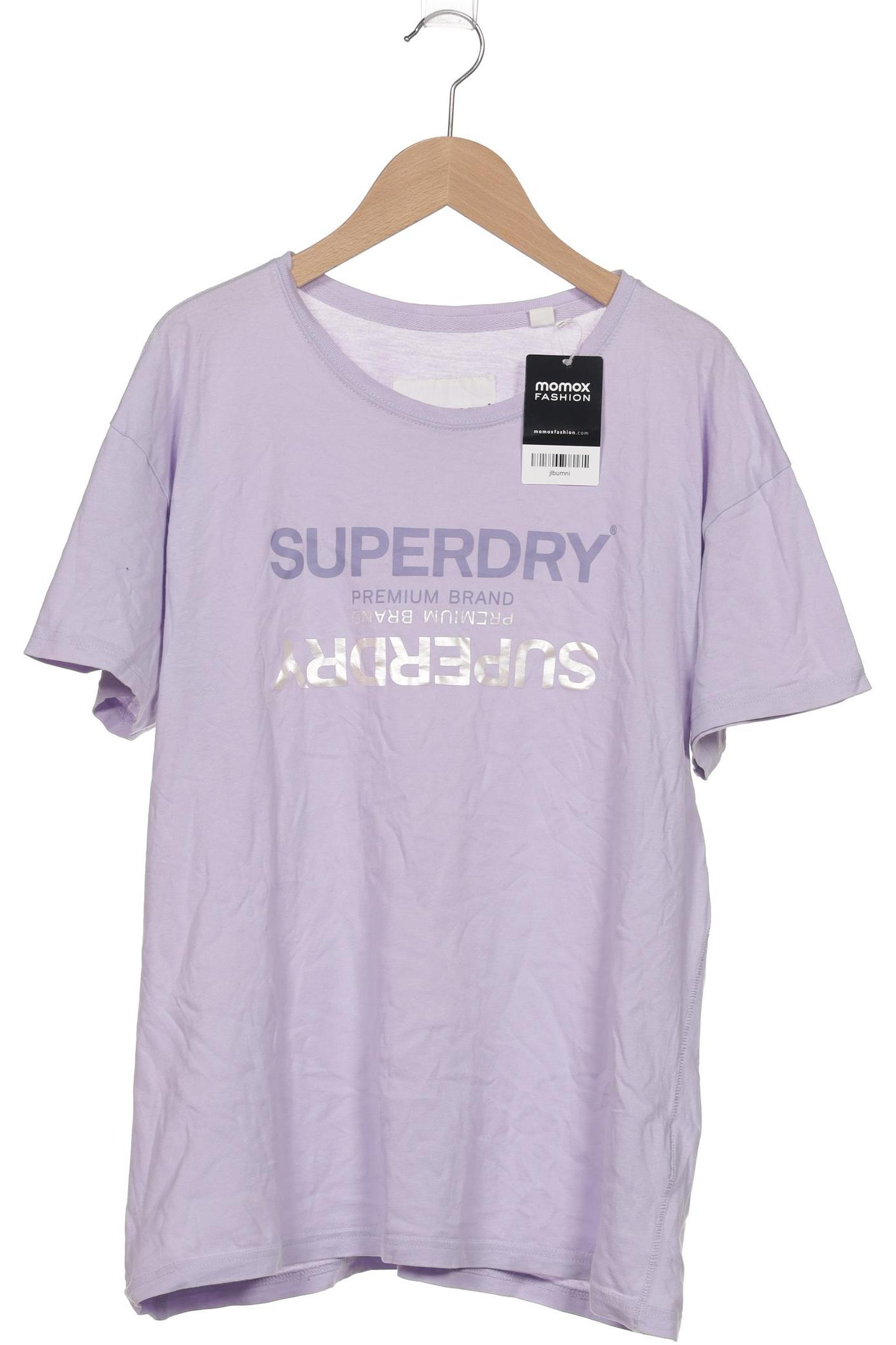 

Superdry Damen T-Shirt, flieder, Gr. 40