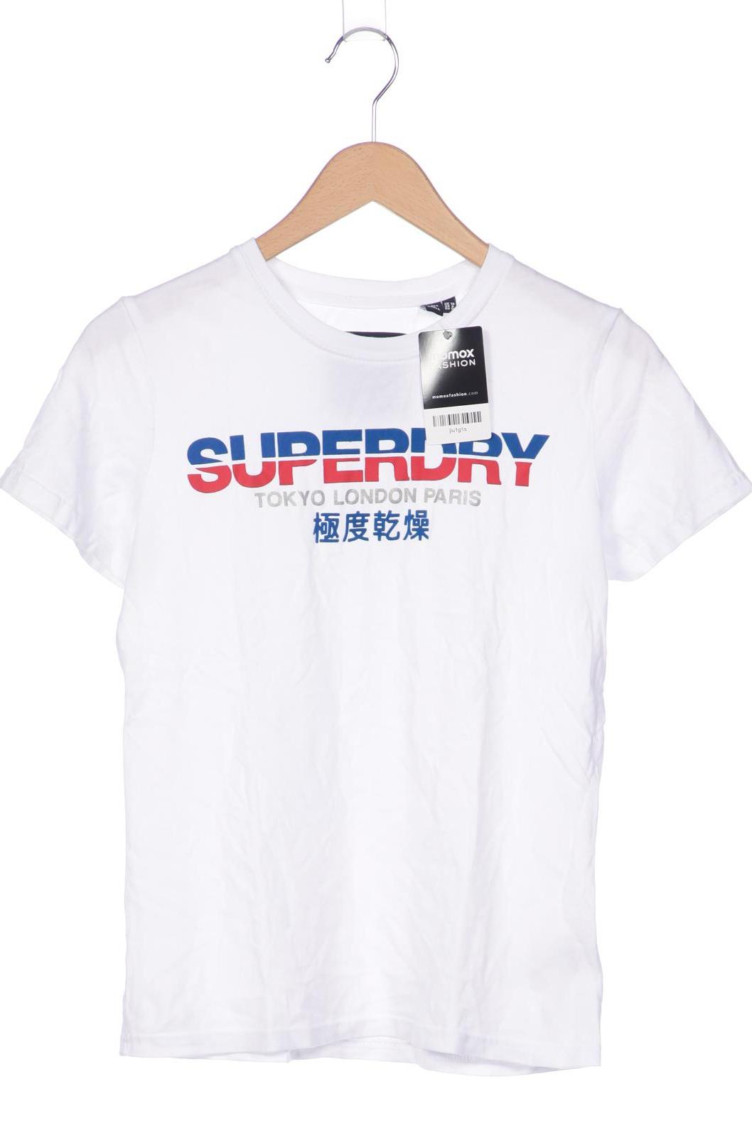 

Superdry Damen T-Shirt, weiß, Gr. 38