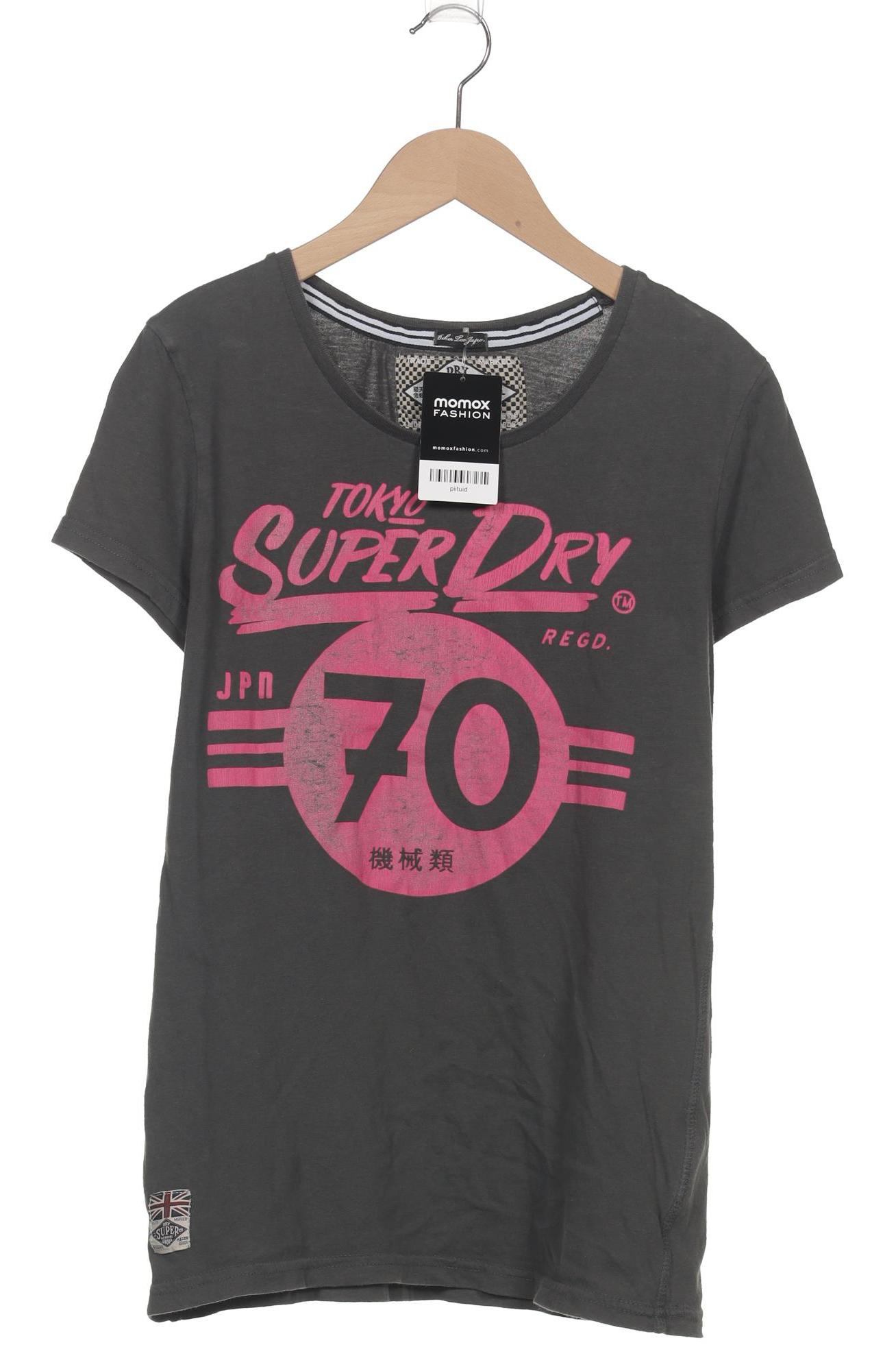 

Superdry Damen T-Shirt, grau, Gr. 42