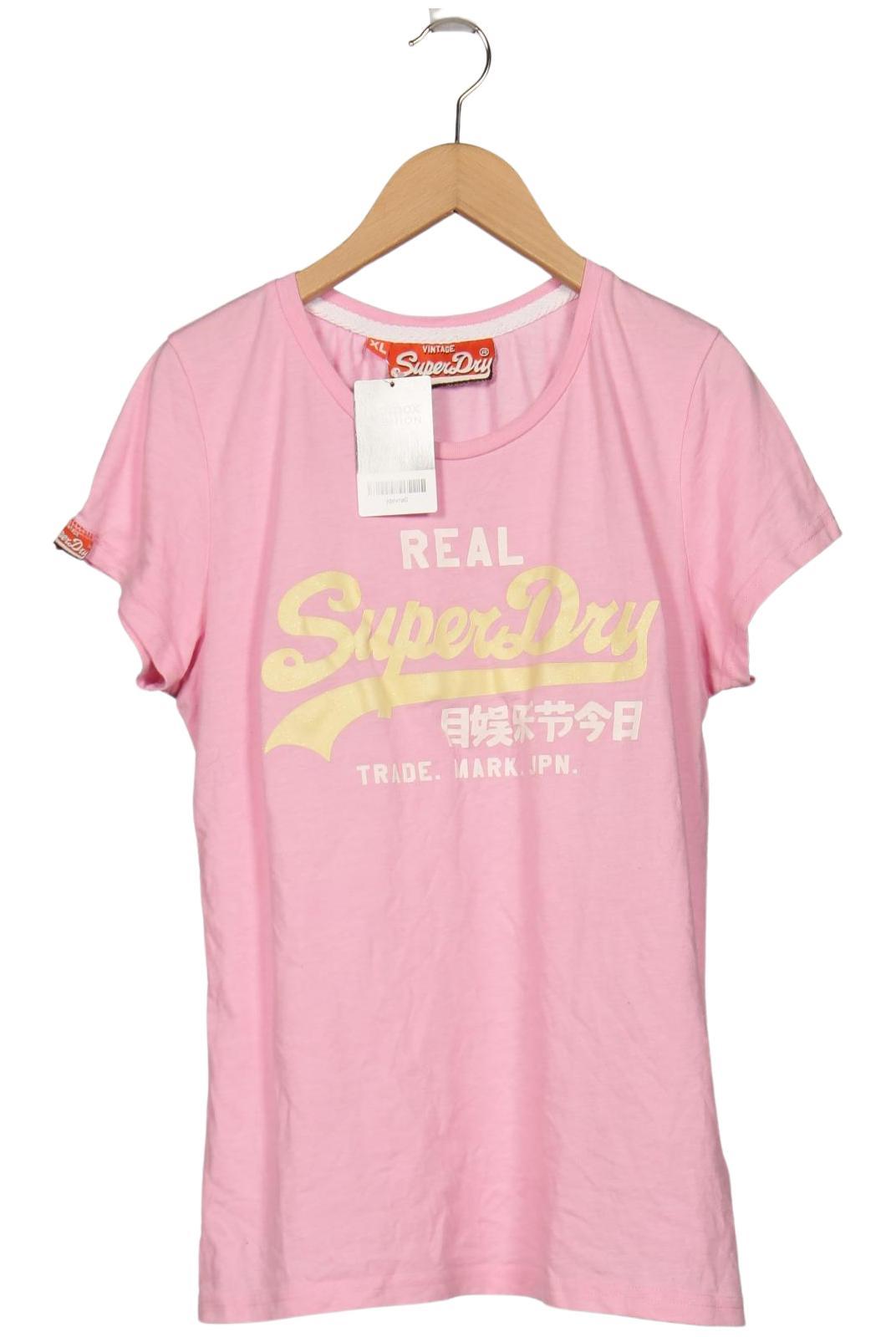 

Superdry Damen T-Shirt, pink, Gr. 44