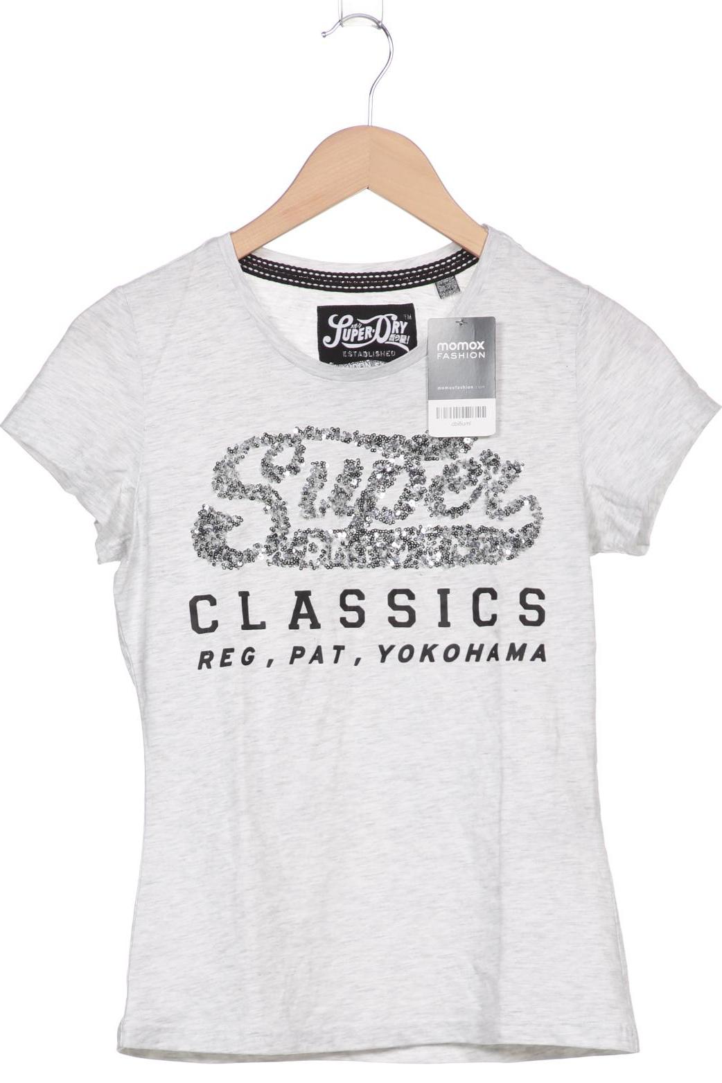 

Superdry Damen T-Shirt, grau, Gr. 38
