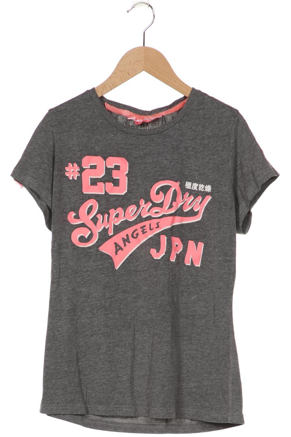 

Superdry Damen T-Shirt, grau, Gr. 44