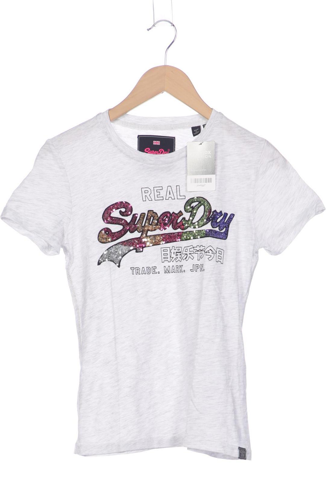 

Superdry Damen T-Shirt, grau, Gr. 36