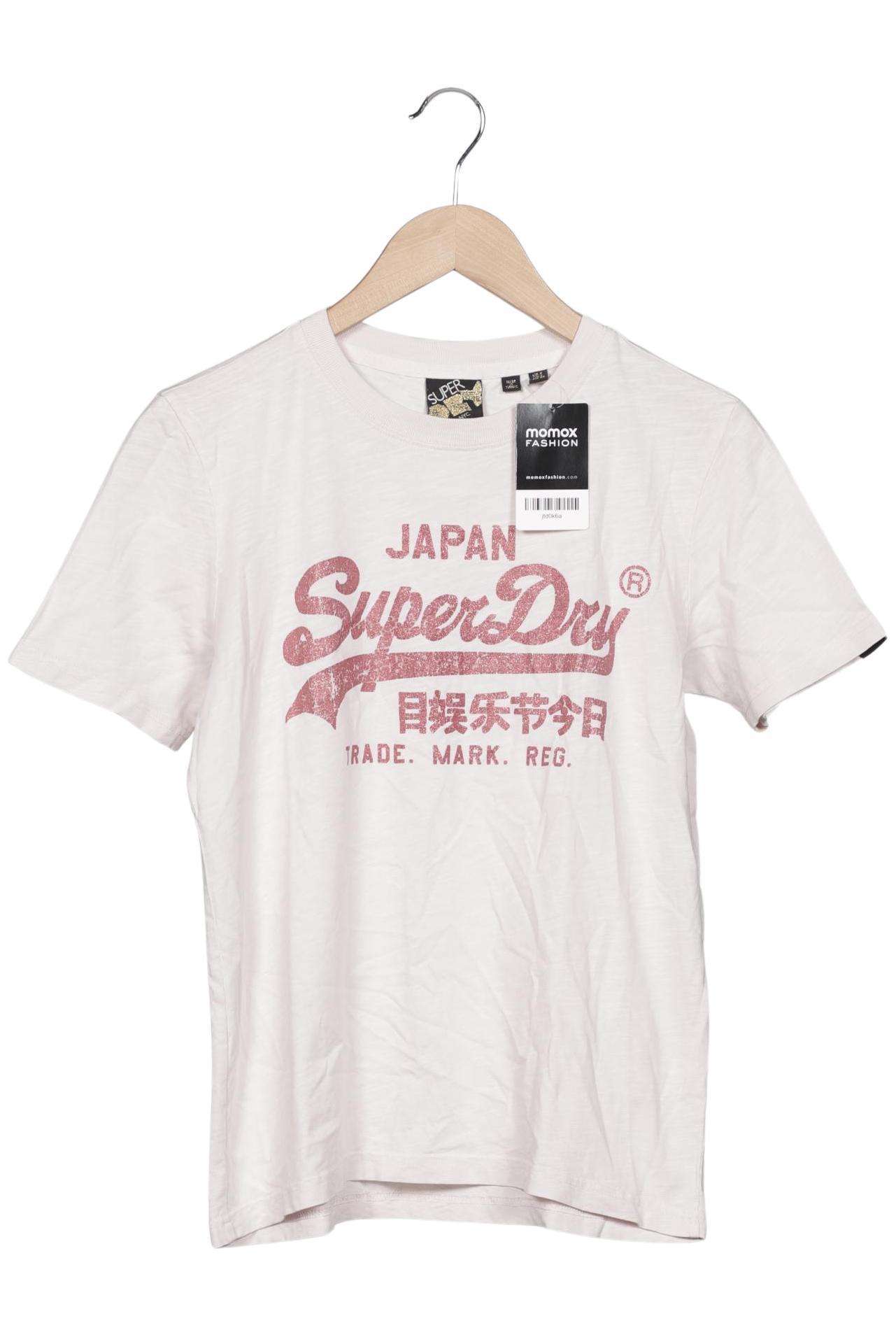 

Superdry Damen T-Shirt, cremeweiß, Gr. 36