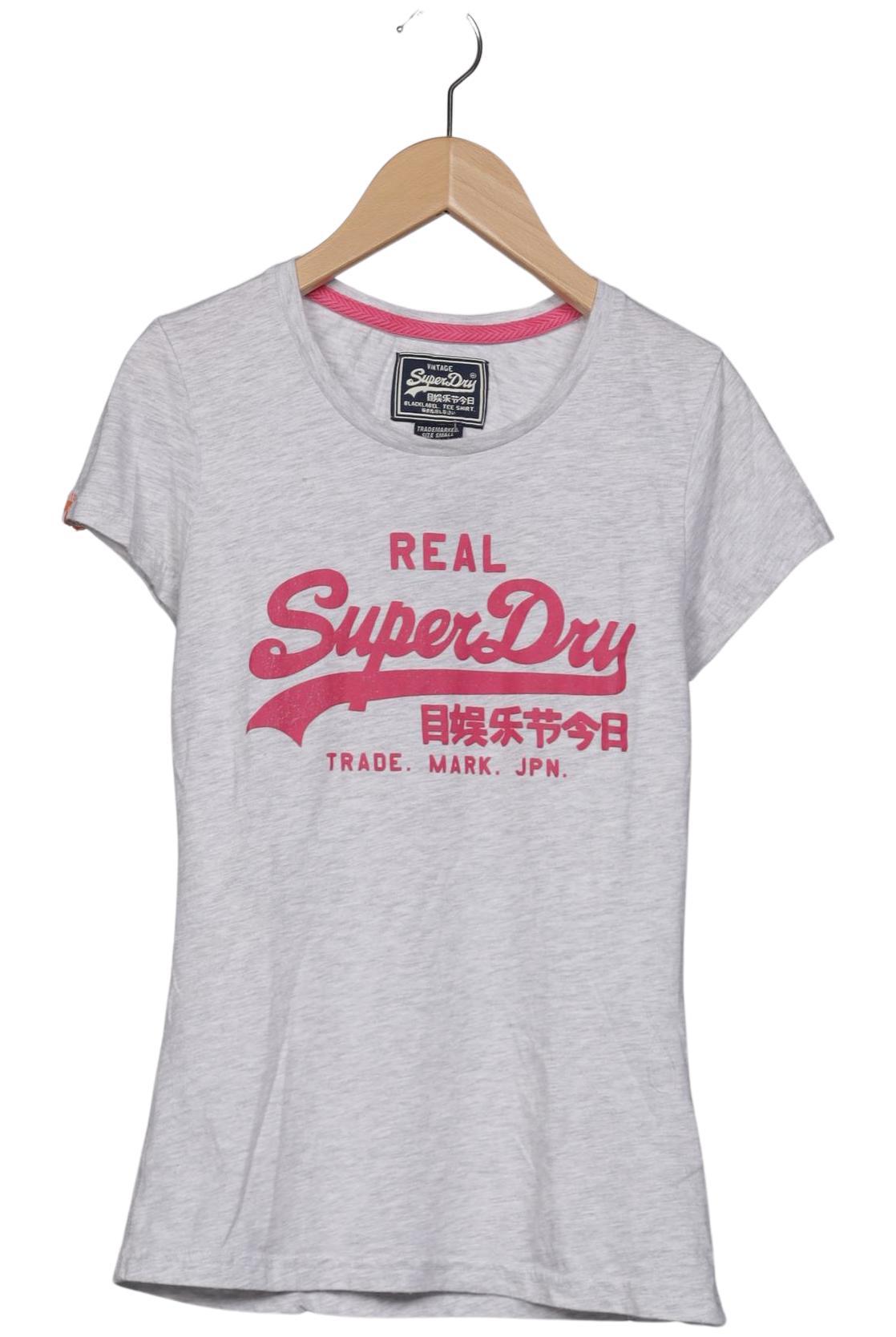 

Superdry Damen T-Shirt, grau, Gr. 36
