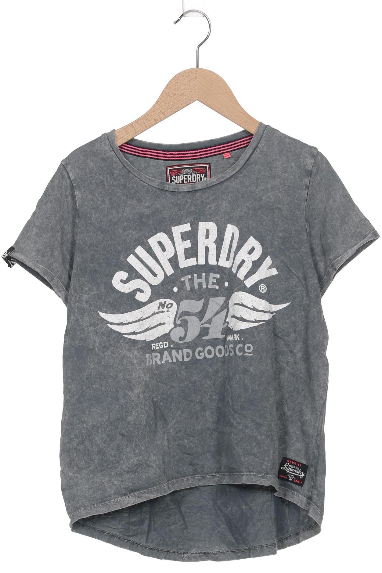 

Superdry Damen T-Shirt, grau, Gr. 36