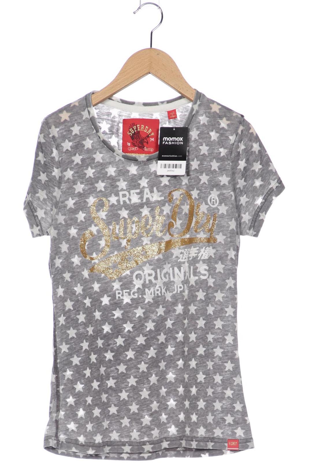 

Superdry Damen T-Shirt, grau, Gr. 40