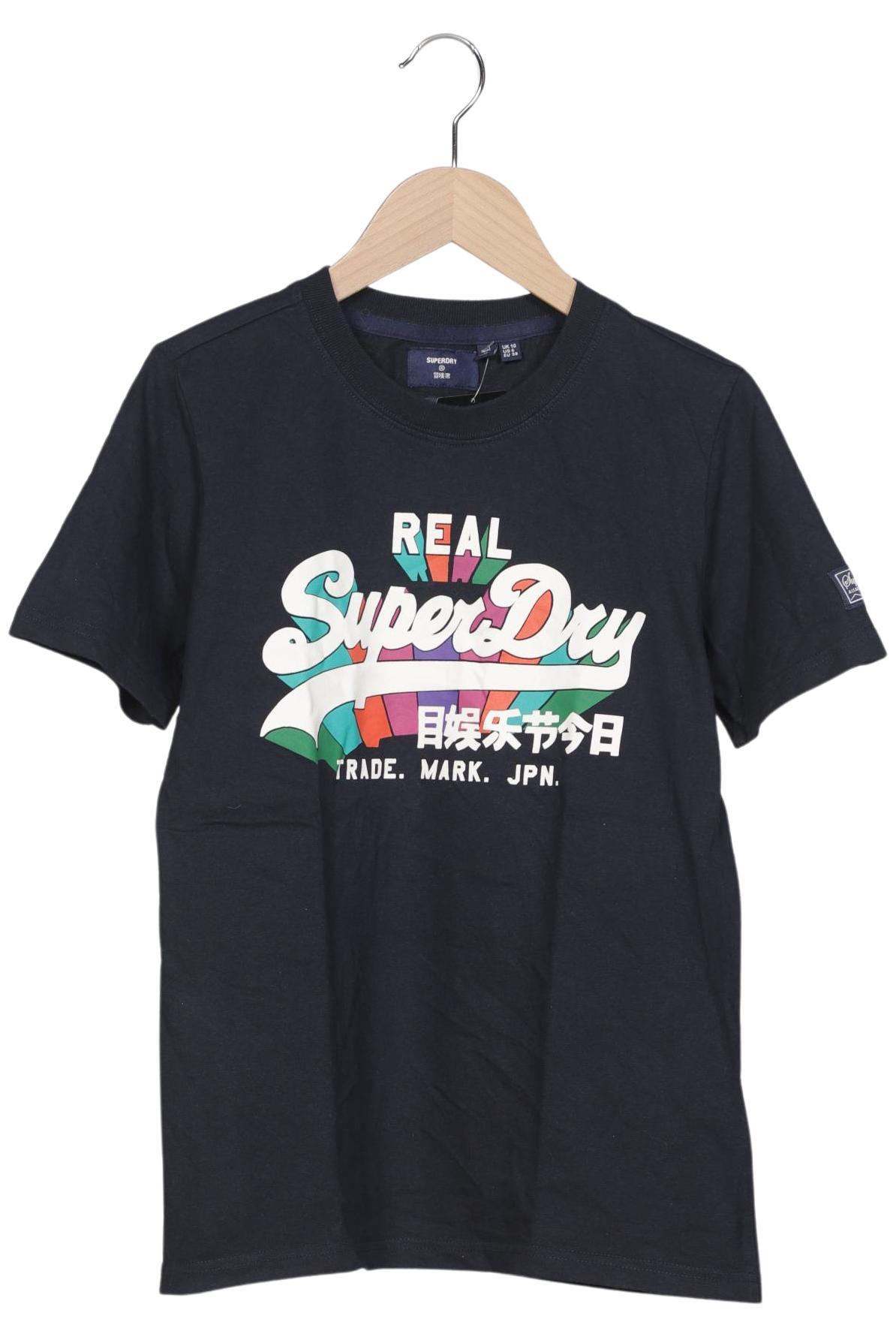 

Superdry Damen T-Shirt, marineblau, Gr. 38