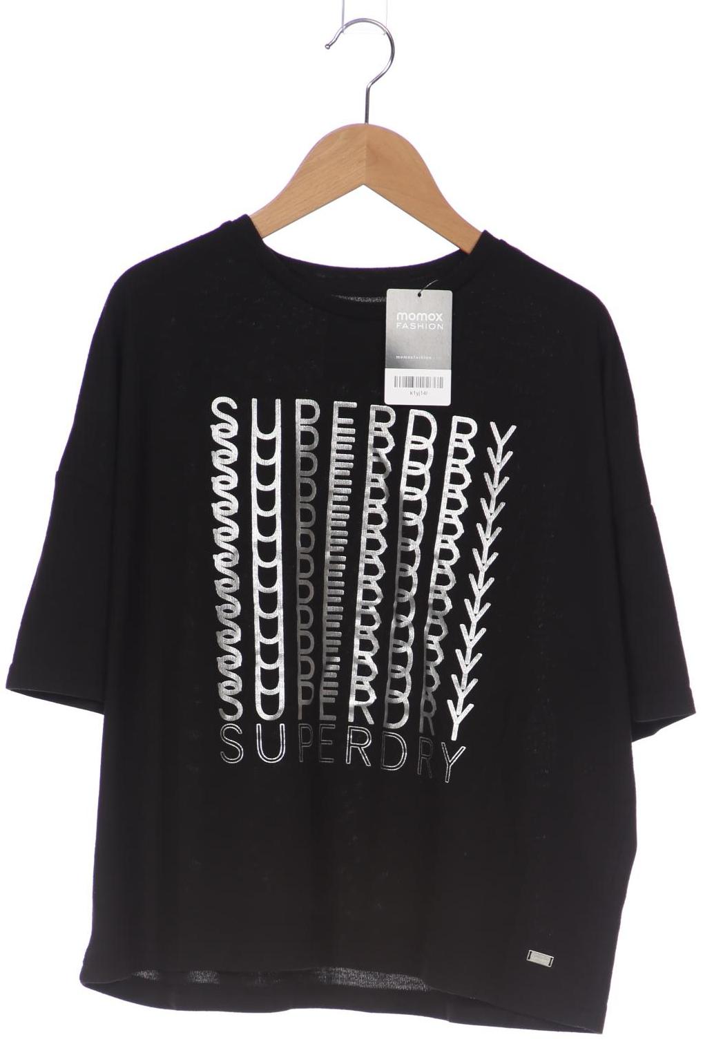 

Superdry Damen T-Shirt, schwarz, Gr. 38