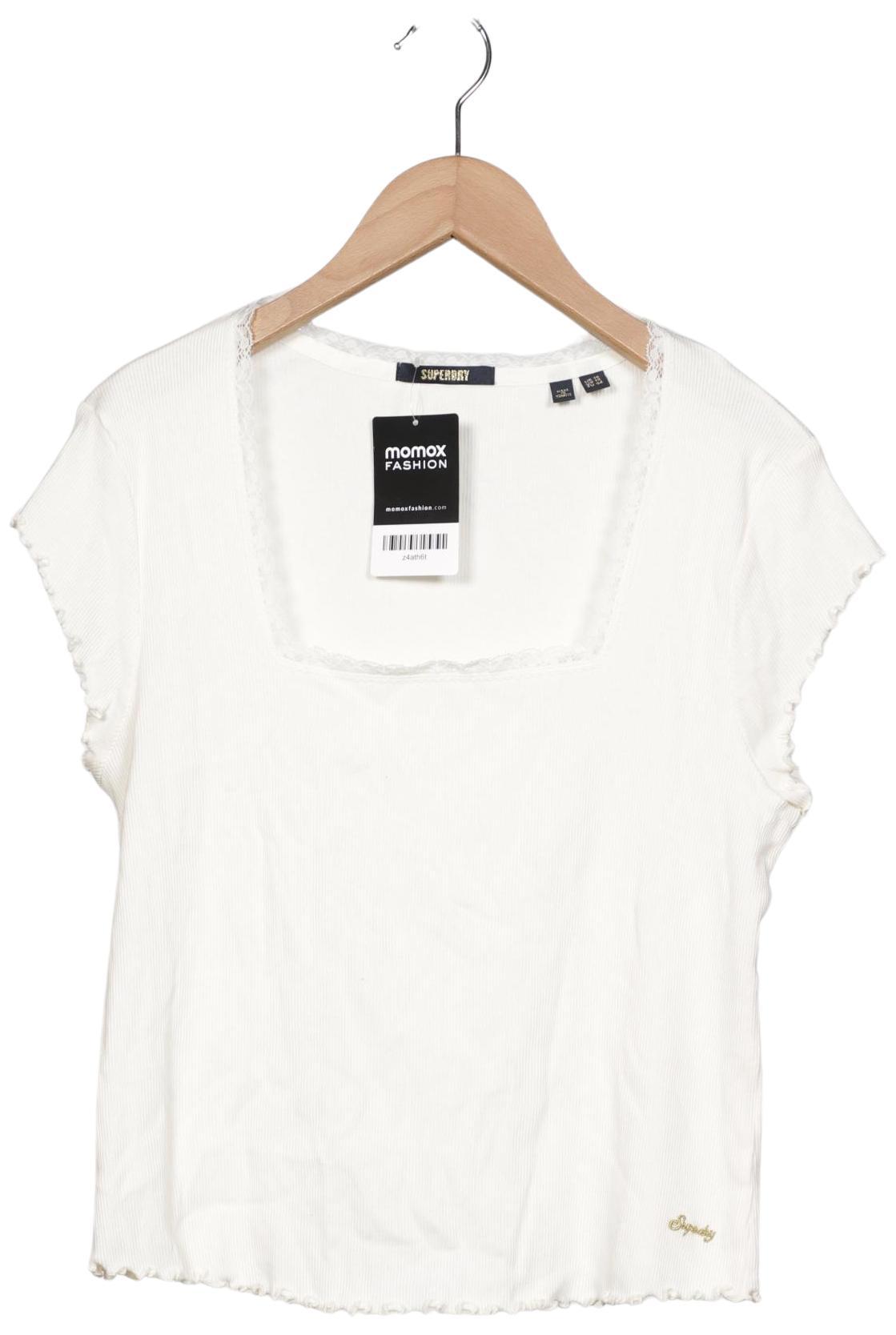 

Superdry Damen T-Shirt, weiß, Gr. 44