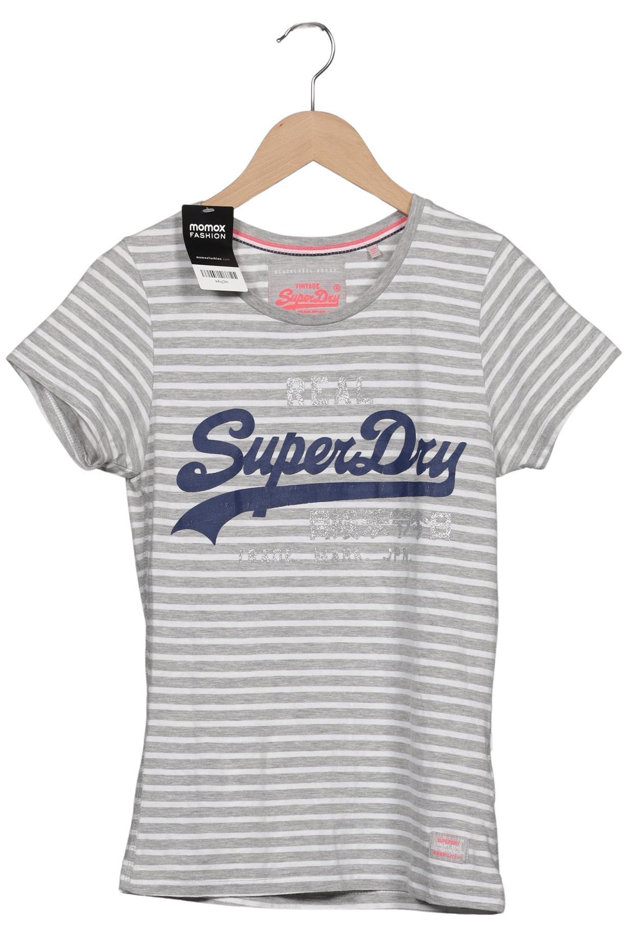 

Superdry Damen T-Shirt, grau, Gr. 36