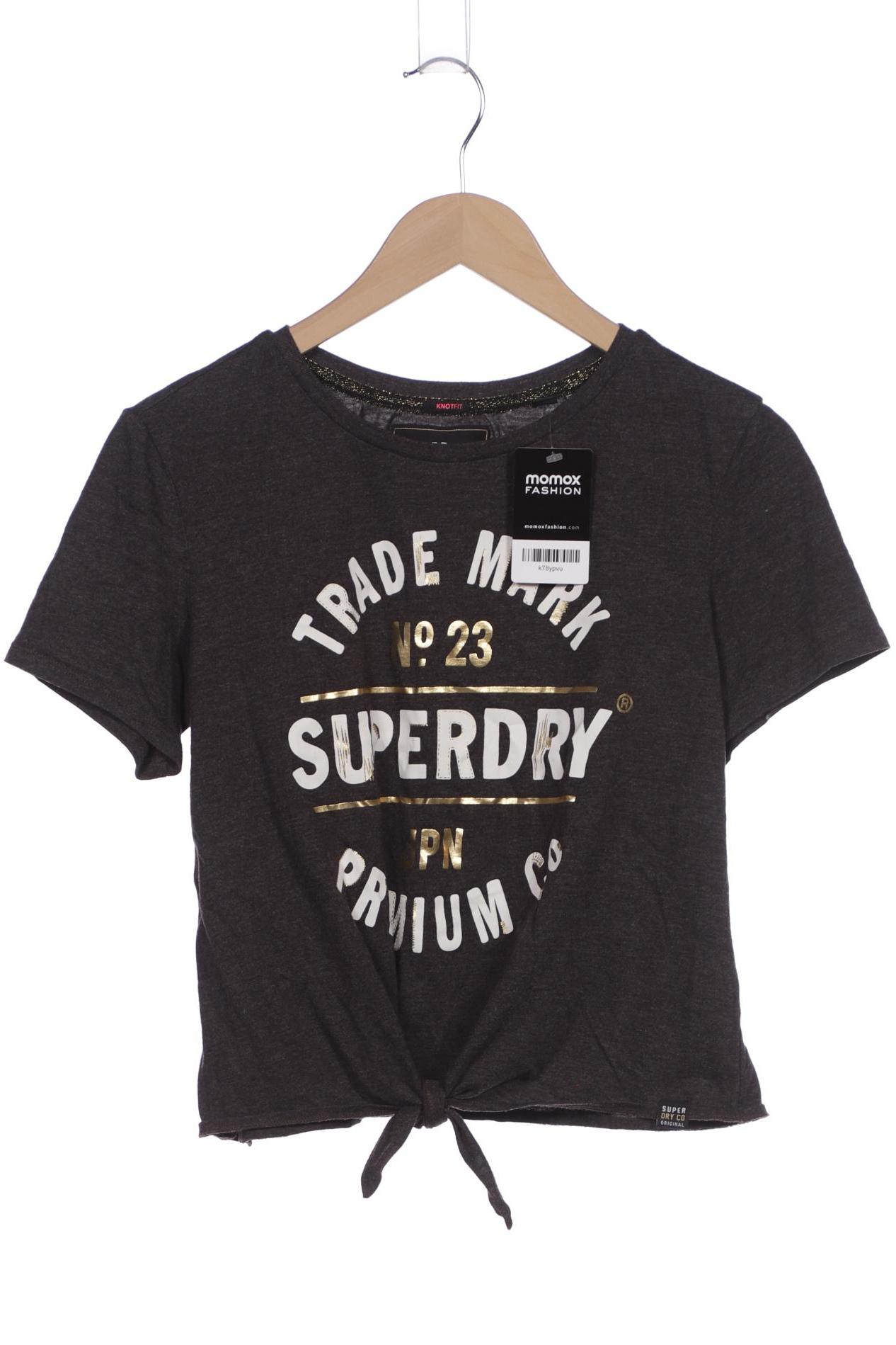 

Superdry Damen T-Shirt, grau, Gr. 40
