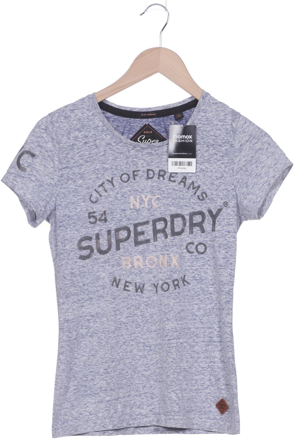 

Superdry Damen T-Shirt, blau, Gr. 38