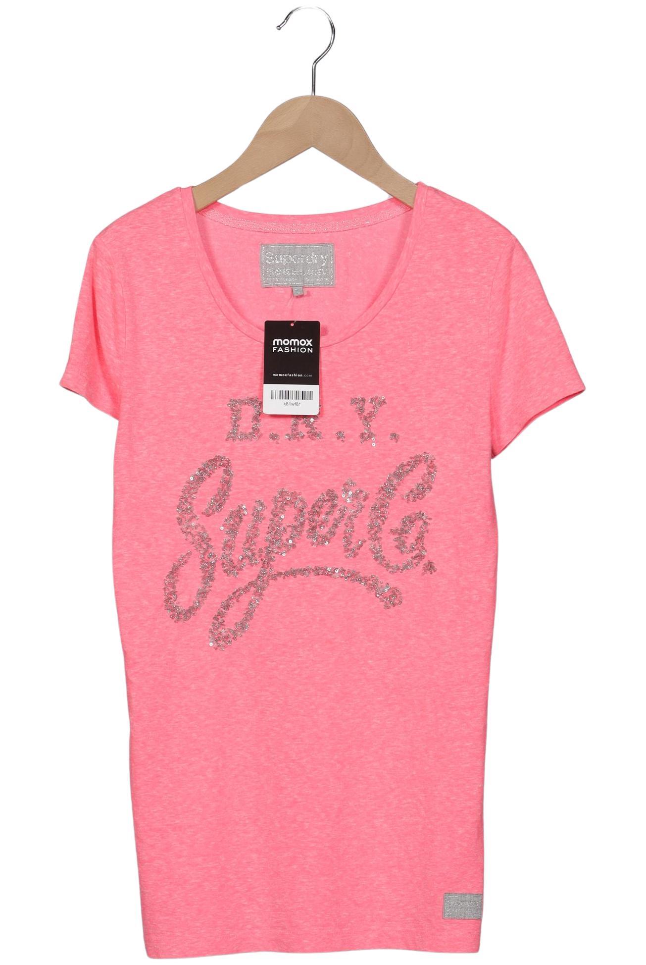 

Superdry Damen T-Shirt, pink, Gr. 36