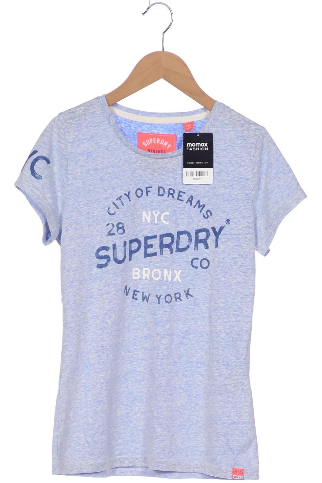 

Superdry Damen T-Shirt, hellblau, Gr. 36
