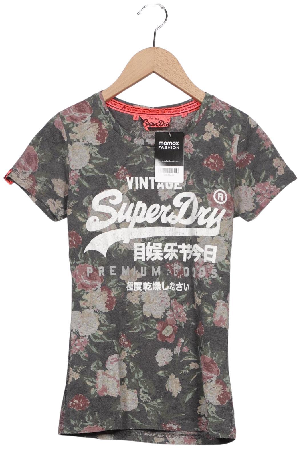

Superdry Damen T-Shirt, grau, Gr. 34