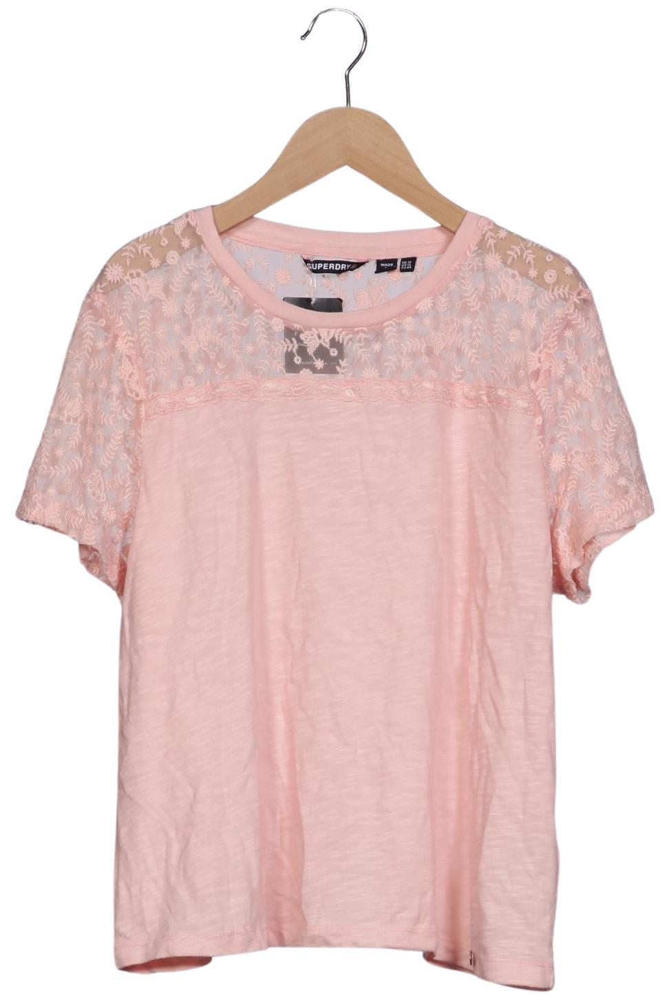 

Superdry Damen T-Shirt, pink, Gr. 44