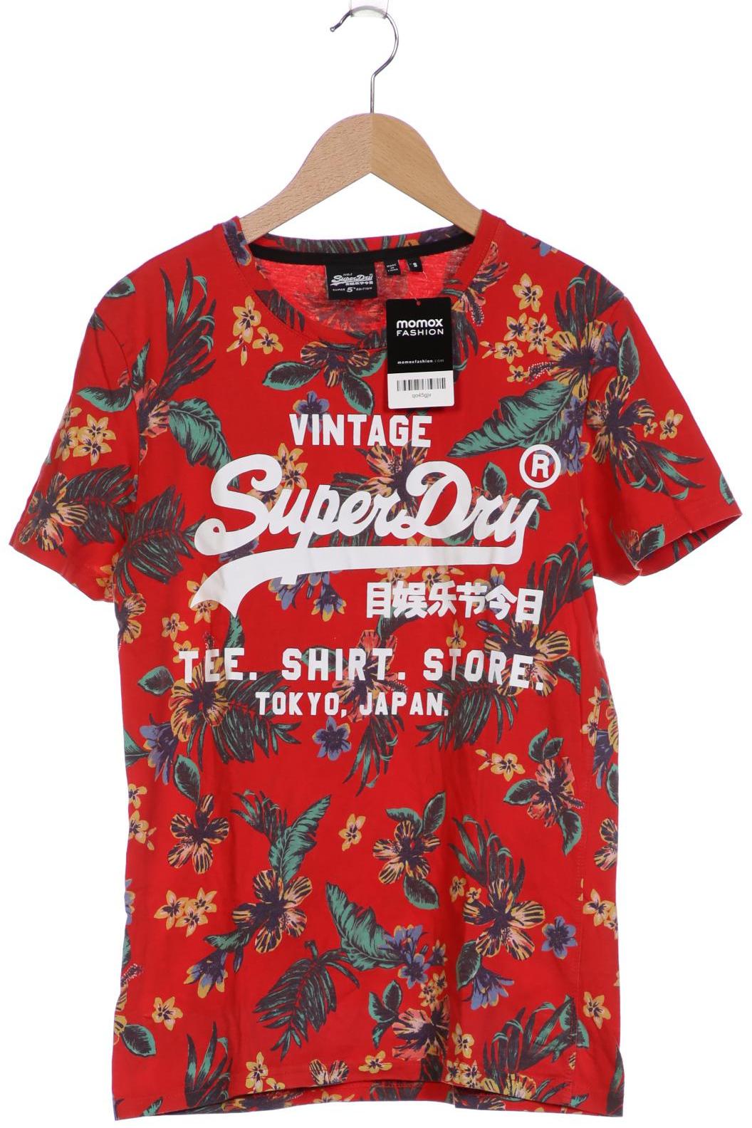 

Superdry Damen T-Shirt, rot, Gr. 36