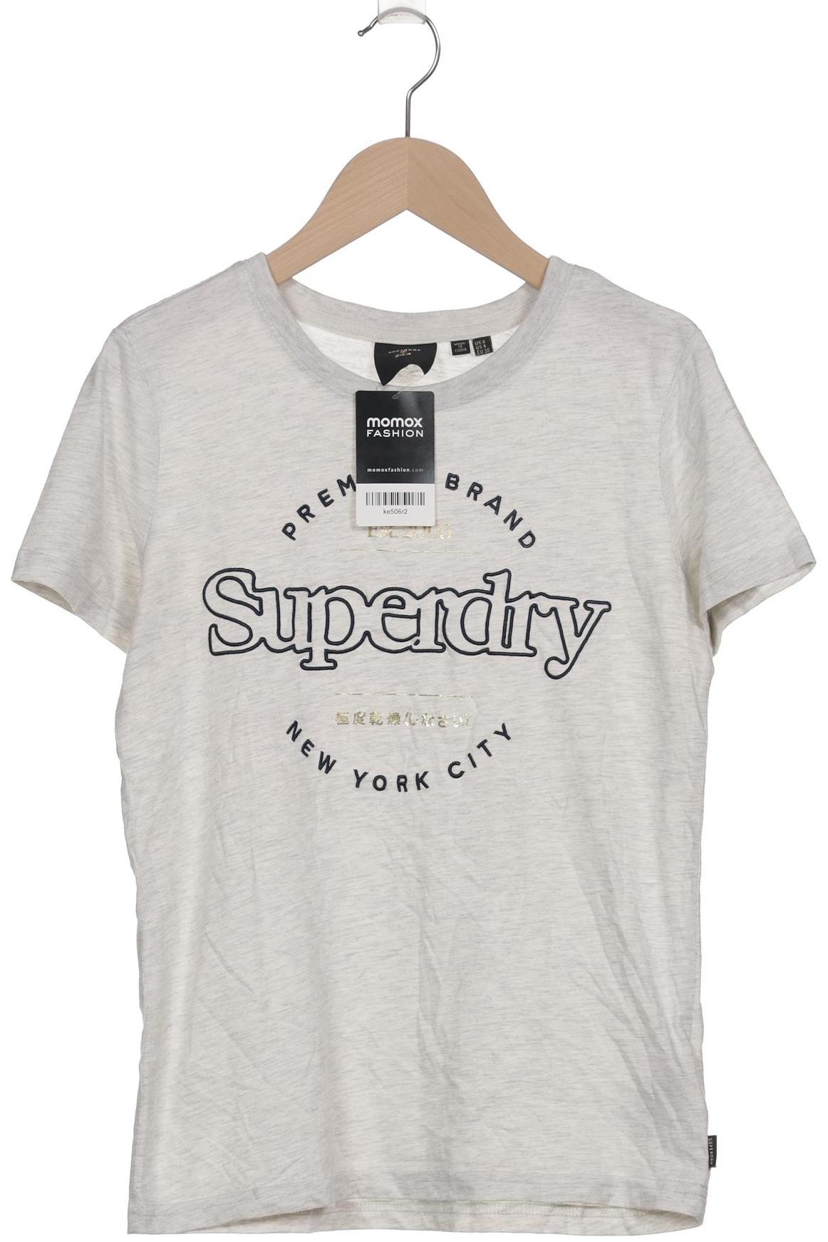 

Superdry Damen T-Shirt, grau, Gr. 36