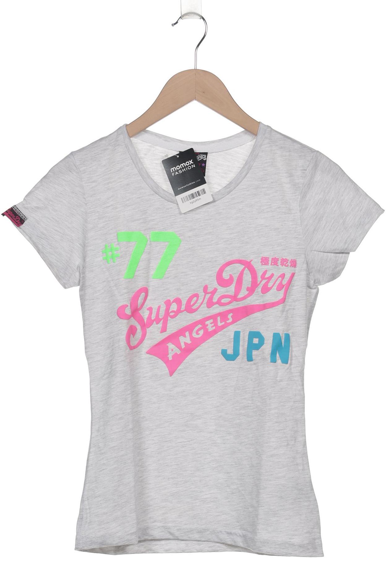 

Superdry Damen T-Shirt, grau, Gr. 36