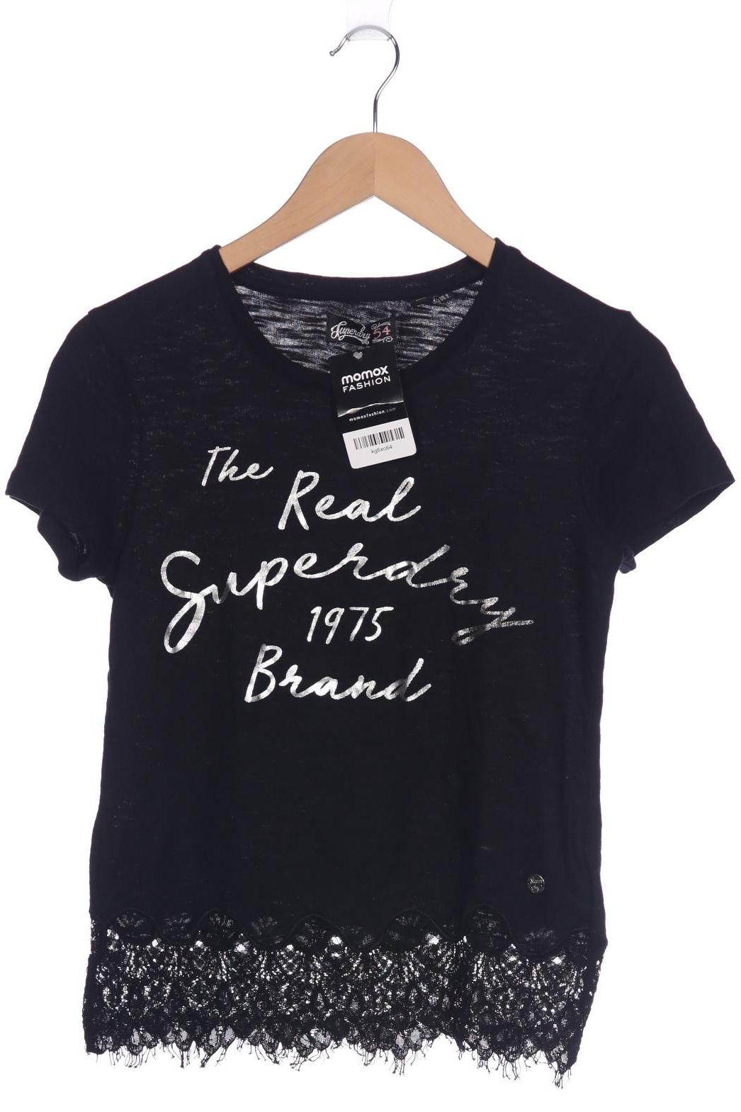 

Superdry Damen T-Shirt, schwarz, Gr. 36